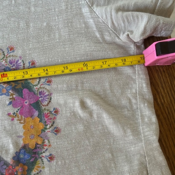 NATURAL LIFE Cream Graphic Short Sleeve Tee - Picture 9 of 11